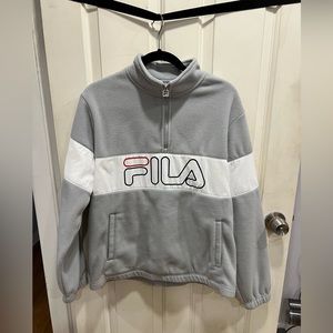 FILA Quarter Zip-Up Pullover